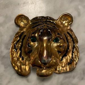 Vintage Tiger Head Pendant